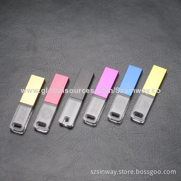 Mini Colorful LED USB Flash Memory with 4GB Capacity, 3D Logo